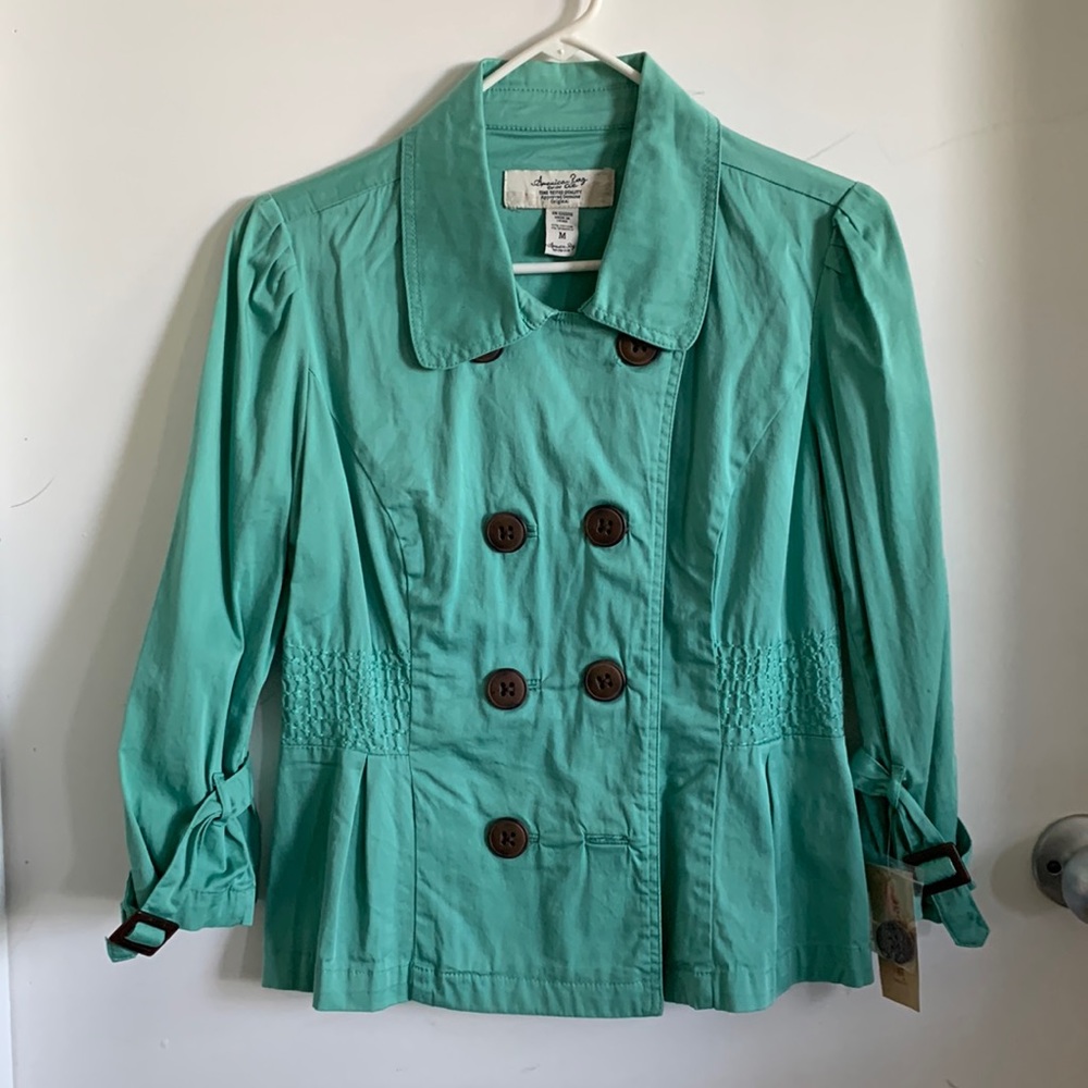American Rag medium Green jacket New